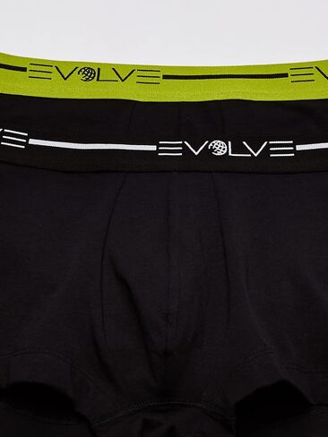 Evolve Men's Cotton Stretch No Show Trunk Underwear Multipack in Saudi Arabia