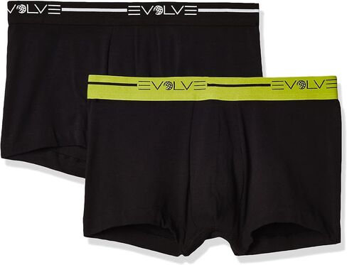 Evolve Men's Cotton Stretch No Show Trunk Underwear Multipack in Saudi Arabia