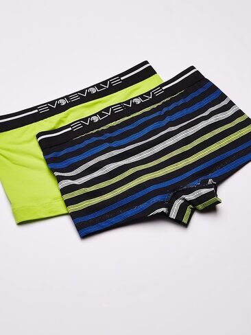 Evolve Men's Cotton Stretch No Show Trunk Underwear Multipack in Saudi Arabia