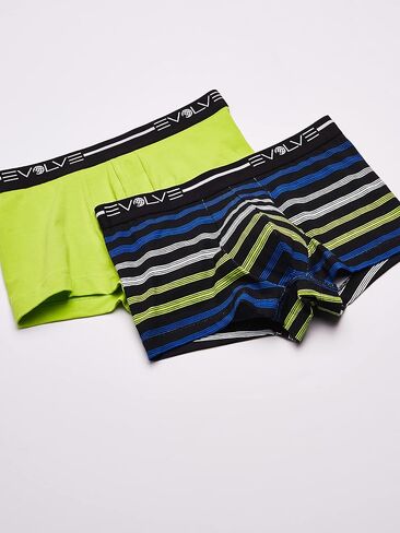 Evolve Men's Cotton Stretch No Show Trunk Underwear Multipack in Saudi Arabia