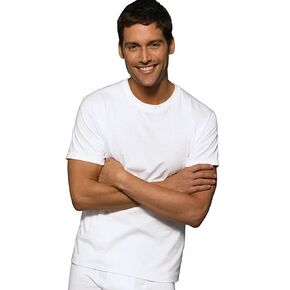 Hanes Ultimate mens Control Crew Neck - Multiple Packs Available undershirts, White 6 Pack, X-Large US in Saudi Arabia