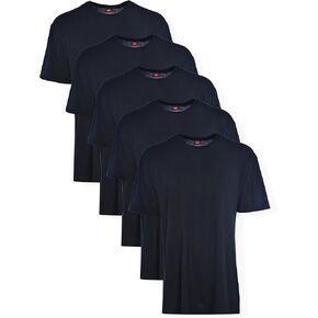 Hanes Big Men’s Tagless ComfortSoft Crew Undershirt Tall, Various Pack Size Options (3 Pack or 5 Pack) in Saudi Arabia