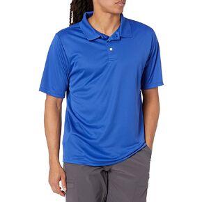 Hanes Sport Men's Polo Shirt, Men's Cool DRI Moisture-Wicking Performance Polo, UPF 50+ Sun Protection Jersey Knit Shirt in Saudi Arabia