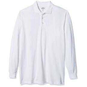 Dickies Men's Long Sleeve Pique Polo in Saudi Arabia