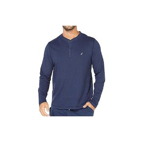 Nautica Men's Long Sleeve Henley Pajama Top in Saudi Arabia