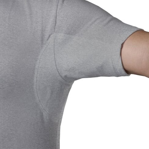 Sweatproof Undershirt for Men with Underarm Sweat Pads (Original Fit, V-Neck) in Kuwait