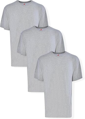 Hanes Big Men’s Tagless ComfortSoft Crew Undershirt Tall, Various Pack Size Options (3 Pack or 5 Pack) in Kuwait