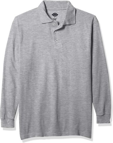 Dickies Men's Long Sleeve Pique Polo in Saudi Arabia