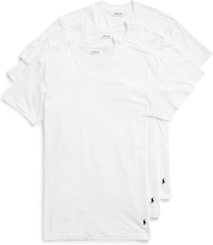POLO RALPH LAUREN Men's Classic Fit Cotton V-Necks 3-Pack in Saudi Arabia
