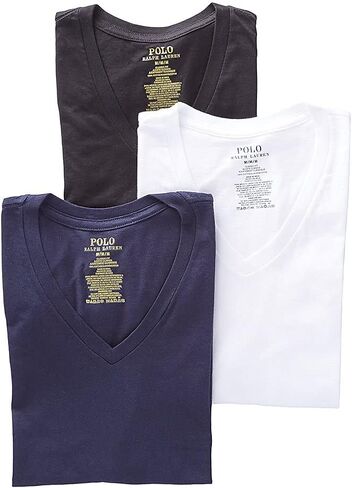 مجموعة من 3 قطع من 3 قطع من قمصان بولو رالف لورين القطنية ذات المقاس الكلاسيكي للرجال in Kuwait