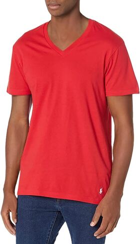 POLO RALPH LAUREN Men's Classic Fit Cotton V-Necks 3-Pack in Saudi Arabia