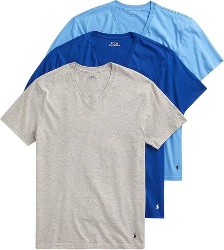 POLO RALPH LAUREN Men's Classic Fit Cotton V-Necks 3-Pack in Saudi Arabia