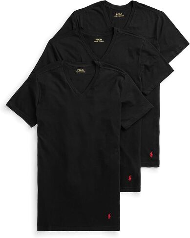POLO RALPH LAUREN Men's Classic Fit Cotton V-Necks 3-Pack in Saudi Arabia