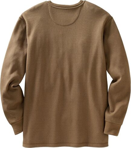 Legendary Whitetails Men's Tough as Buck Double Layer Thermal Henley Shirt-Casual Long Sleeve Waffle Knit Regular Fit in Saudi Arabia