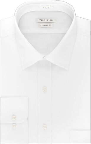 Van Heusen Men's Tall Fit Dress Shirts Poplin in Kuwait