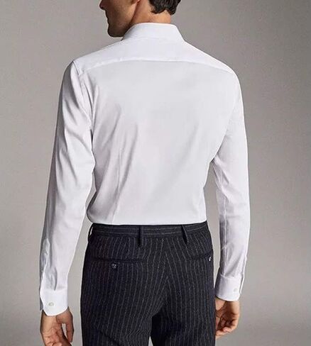 Beninos Men's Dress Shirts Fitted Poplin Solid in Saudi Arabia