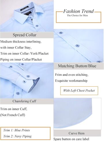 Alex Vando Mens Dress Shirts Wrinkle Free Regular Fit Stretch Bamboo Button Down Shirt in Saudi Arabia