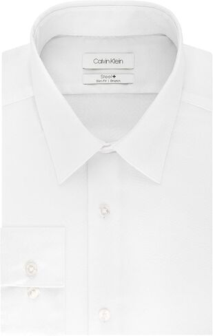 Calvin Klein Men's Dress Shirt Slim Fit Non Iron Stretch Solid in Saudi Arabia