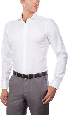 Calvin Klein Men's Dress Shirt Slim Fit Non Iron Stretch Solid in Saudi Arabia