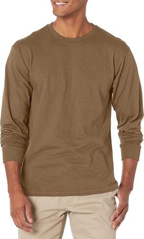 Soffe Men's Long-Sleeve Cotton T-Shirt in Saudi Arabia