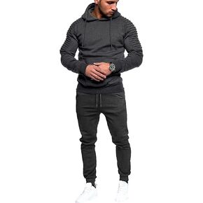 COOFANDY Men's Tracksuit 2 Piece Hoodie Sweatsuit Sets Casual Jogging Athletic Suits in Saudi Arabia