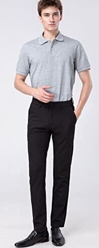 بنطال رسمي منقوش وسهل للرجال ذو قصة ضيقة in Kuwait