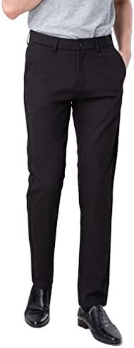 بنطال رسمي منقوش وسهل للرجال ذو قصة ضيقة in Kuwait