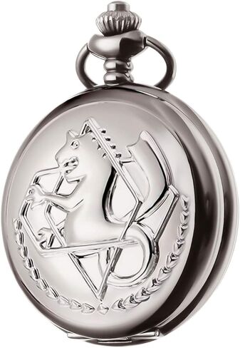 Fullmetal Alchemist Pocket Watch with Chain Box for Cosplay Accessories Anime Merch in Saudi Arabia