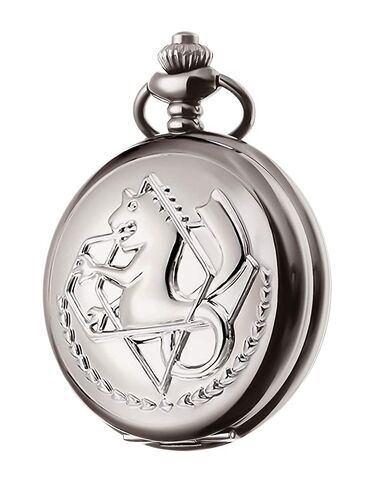 Fullmetal Alchemist Pocket Watch with Chain Box for Cosplay Accessories Anime Merch in Saudi Arabia