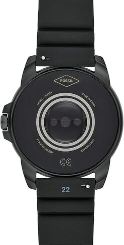 Fossil 44mm Gen 5E Stainless Steel and Silicone Touchscreen Smart Watch with Heart Rate in Saudi Arabia