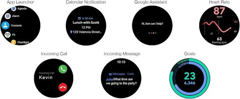 Citizen CZ Smart Grey Plated Silicone Strap Stainless Steel Smartwatch Touchscreen, Heartrate, GPS, Speaker, Bluetooth, Notifications, iPhone and Android Compatible, Powered by Google Wear OS in Kuwait