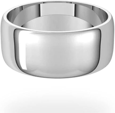 Classic 8mm SOLID GOLD Wedding Band Rings, Comfort Fit in 10K and 14K Yellow Gold, White Gold or Rose Gold in Kuwait