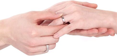 TIGRADE Titanium Rings 4MM 6MM 8MM 10MM Wedding Band in Comfort Fit Matte for Men Women Size 3-15 in Saudi Arabia