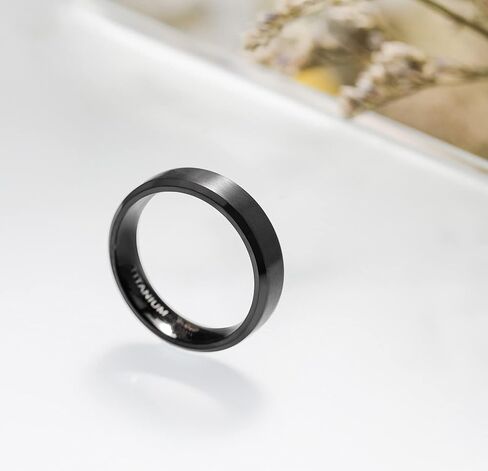 TIGRADE Titanium Rings 4MM 6MM 8MM 10MM Wedding Band in Comfort Fit Matte for Men Women Size 3-15 in Saudi Arabia