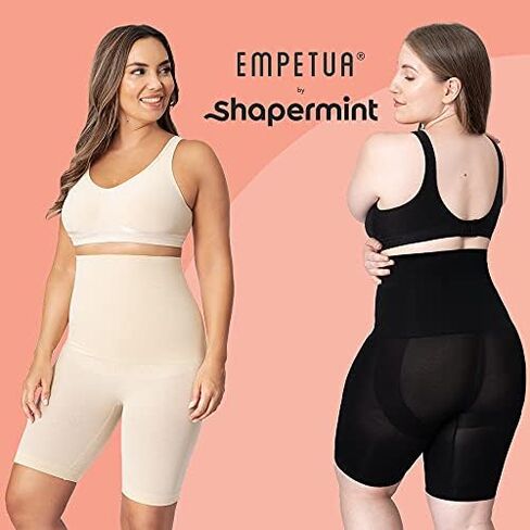 Shapermint High Waisted Body Shaper Shorts Shapewear for Women Tummy Control Thigh Slimming Technology in Saudi Arabia