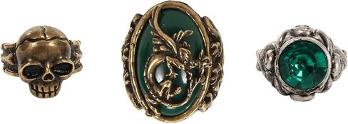 Disney Pirates of the Caribbean Jack Sparrow Costume Ring Set for Adults and Teens in Saudi Arabia