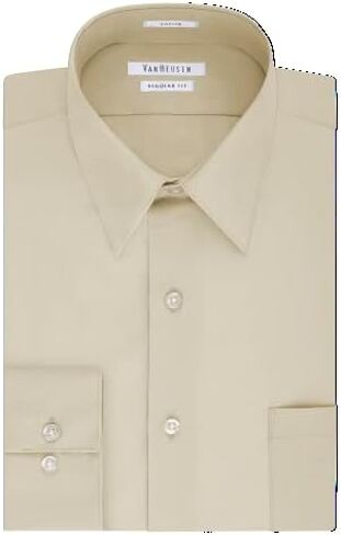 Van Heusen Men's Tall Fit Dress Shirts Poplin in Kuwait