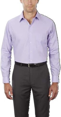 Van Heusen Men's Tall Fit Dress Shirts Poplin in Kuwait