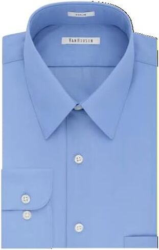 Van Heusen Men's Tall Fit Dress Shirts Poplin in Kuwait