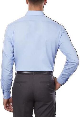Van Heusen Men's Tall Fit Dress Shirts Poplin in Kuwait