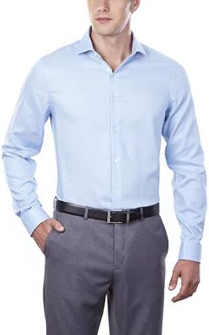 Calvin Klein Men's Dress Shirt Slim Fit Non Iron Stretch Solid in Saudi Arabia