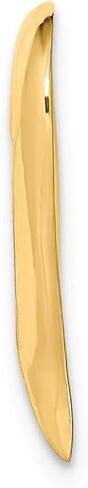 Solid 14k Yellow Gold 2-D Large Floating Heart Slide Pendant Charm - 19mm x 18mm in Saudi Arabia