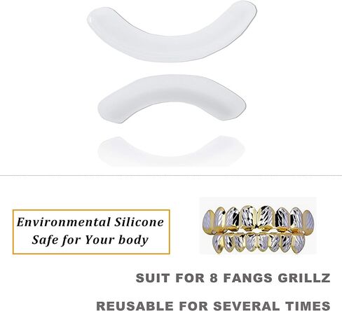 قضبان قولبة من السيليكون من TOPGRILLZ لملحقات الشواية العلوية والسفلية 6/8 من جل السيليكا، آمنة للصحة (1، 4، 8،12 مجموعة) in Kuwait
