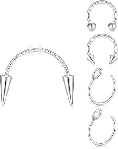 MODRSA مبتسم ثقب المجوهرات الأنياب مبتسم مجوهرات مصاص دماء الأسنان مصاص دماء مبتسم الأنياب الكلاب الأسنان مبتسم ثقب النمر الأسنان مسمار لحزب الهالوين زي in Kuwait