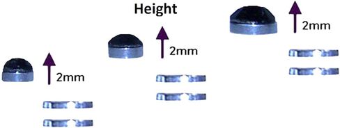 DesignedDazzle Small 2mm Height Magnetic Nose Stud in Kuwait