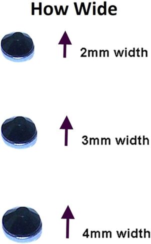 DesignedDazzle Small 2mm Height Magnetic Nose Stud in Kuwait