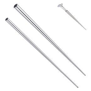 Milacolato Piercing Taper 14G 16G 18G G23 دبوس إدخال مستدق من التيتانيوم للأذن/الأنف/السرة/الحلمة/الشفاه/الحاجب نقالة ثقب الجسم مجموعة أدوات التمدد المساعدة