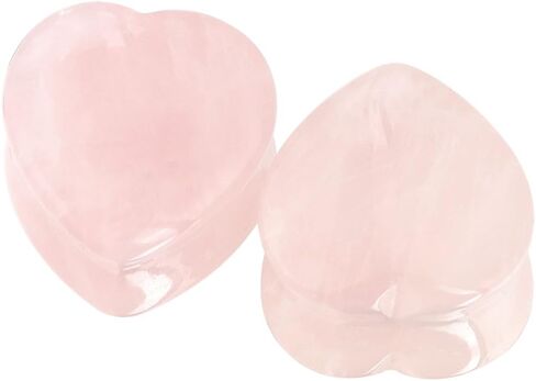 Oyaface 8 PCS Natural Stone Ear Plugs Set Piercing Gauges Black Pink Blue White in Saudi Arabia