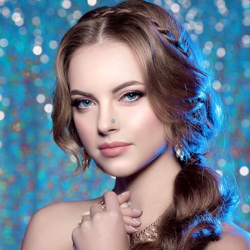 ONESING Nose Rings for Women Nose Piercing Jewelry Silver Nose Rings Studs 20G Surgical Nose Rings Hoops Nose Rings L Shaped Studs Screw Stainless Steel Nose Piercings for Women Men in Kuwait