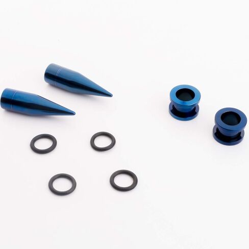 CABBE KALLO 36 pcs 14G-00G Ear Stretching Kit Stainless Steel Tapers Screw Fit Tunnels Set Piercing Body Jewelry in Saudi Arabia